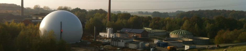 Gasspeicher Biogasaufbereitungsanlage Coesfeld - Ingenieurbüro H. Berg & Partner GmbH Aachen