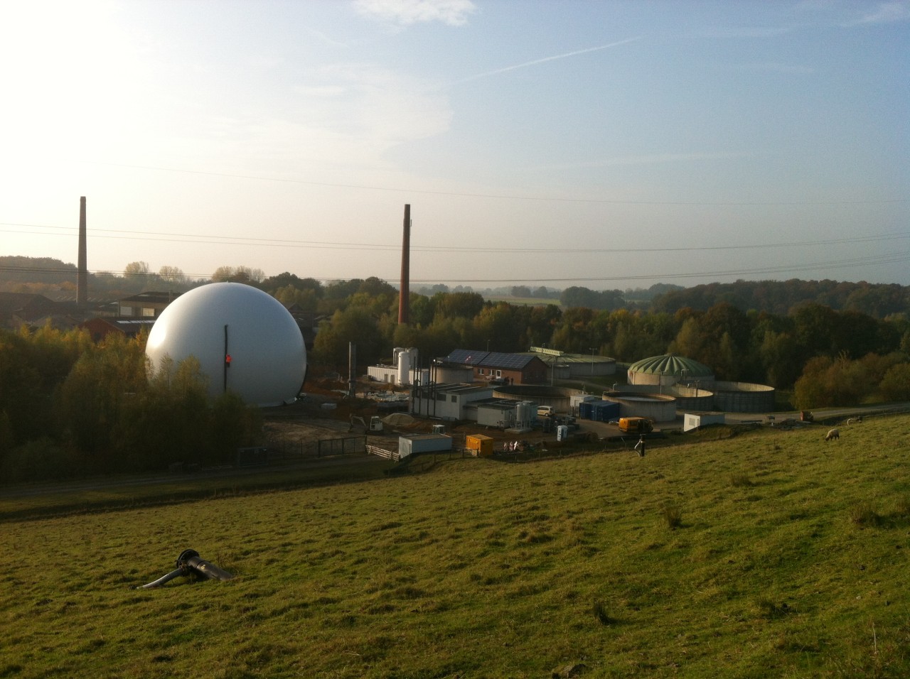 Gasspeicher Biogasaufbereitungsanlage Coesfeld - Ingenieurbüro H. Berg & Partner GmbH Aachen