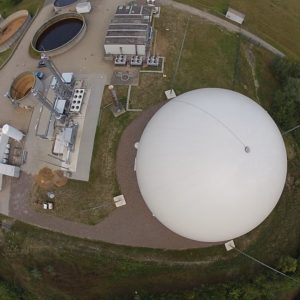 Luftbild Biogasaufbereitungsanlage Coesfeld